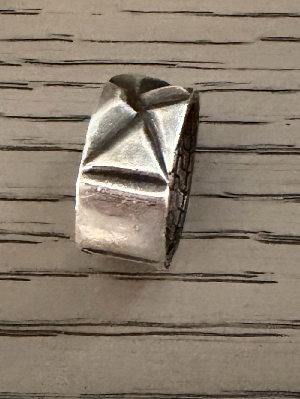 John Hardy Silver Textured Wide Band Ring Size 11 - Picture 8 of 14